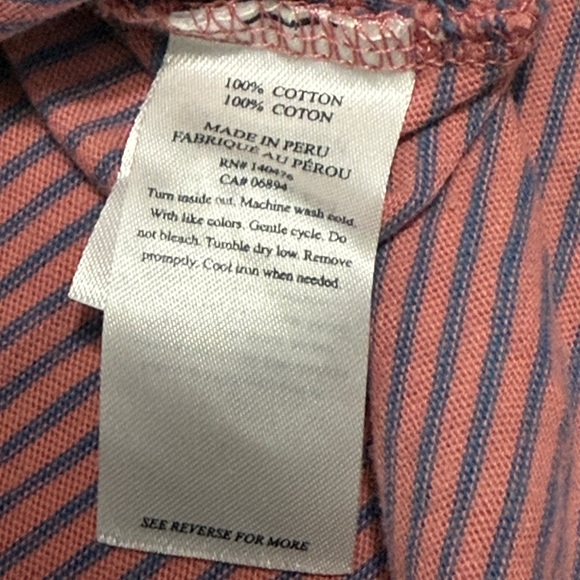 Faherty Polo Shirt Men’s Sz S Striped Beach Resort Preppy Golf Classic Casual - Picture 4 of 8